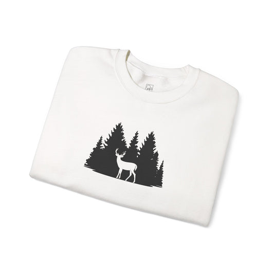 Deer in Pines Sweatshirt
