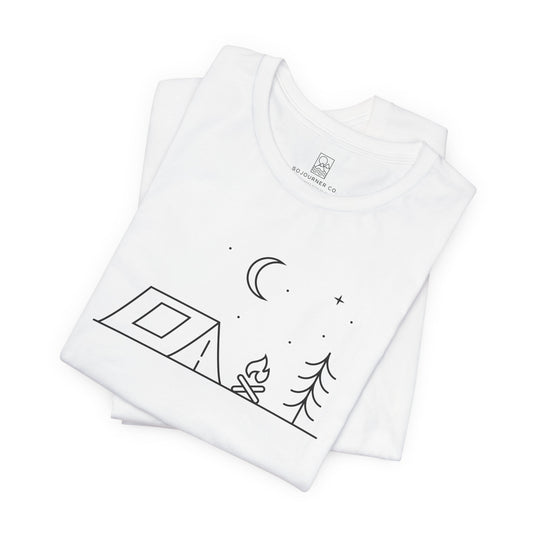 Under the Quiet Sky – Minimalist Camping Tee