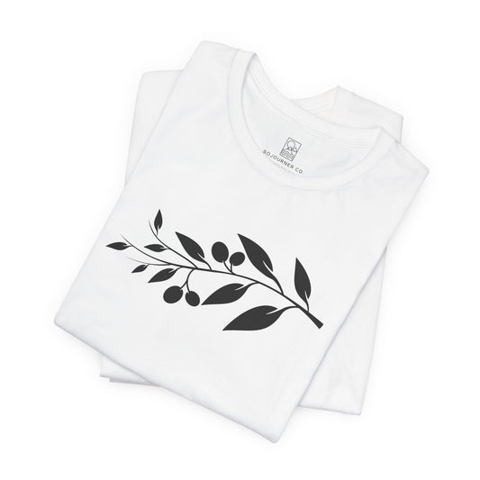 Olive Branch Minimalist Tee