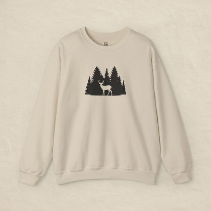 Deer in Pines Sweatshirt