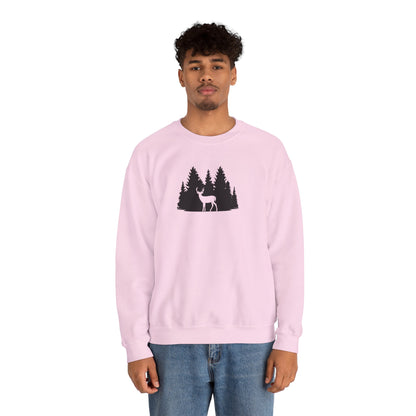 Deer in Pines Sweatshirt