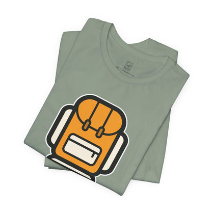 Take Less, Feel More – Backpack Adventure Tee