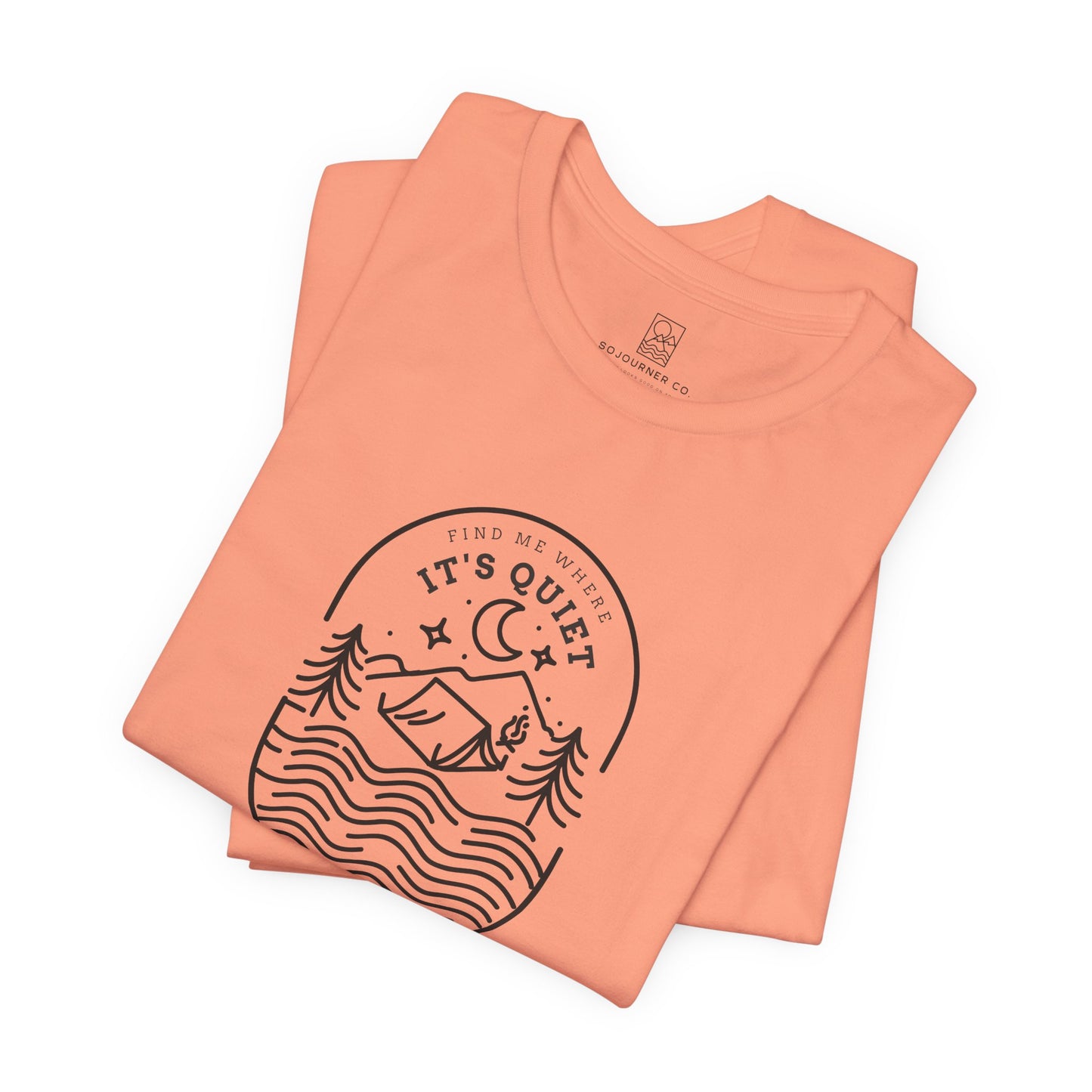 Find Me Where It’s Quiet Outline T-Shirt