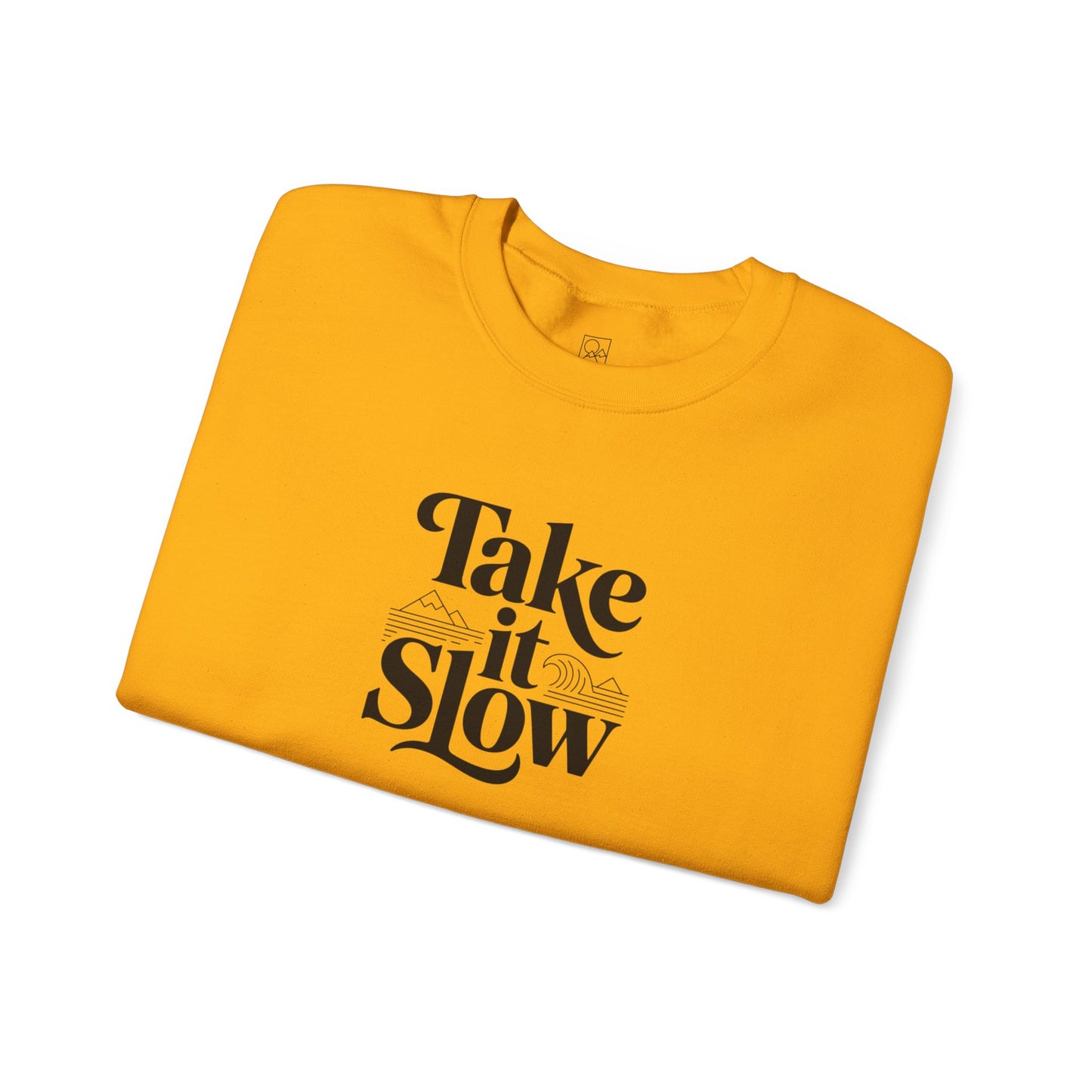 Take It Slow – Minimalist Cozy Sweatshirt