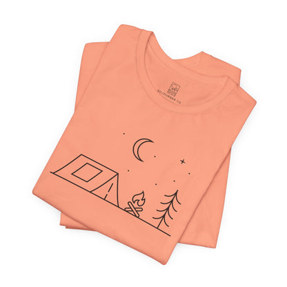 Under the Quiet Sky – Minimalist Camping Tee