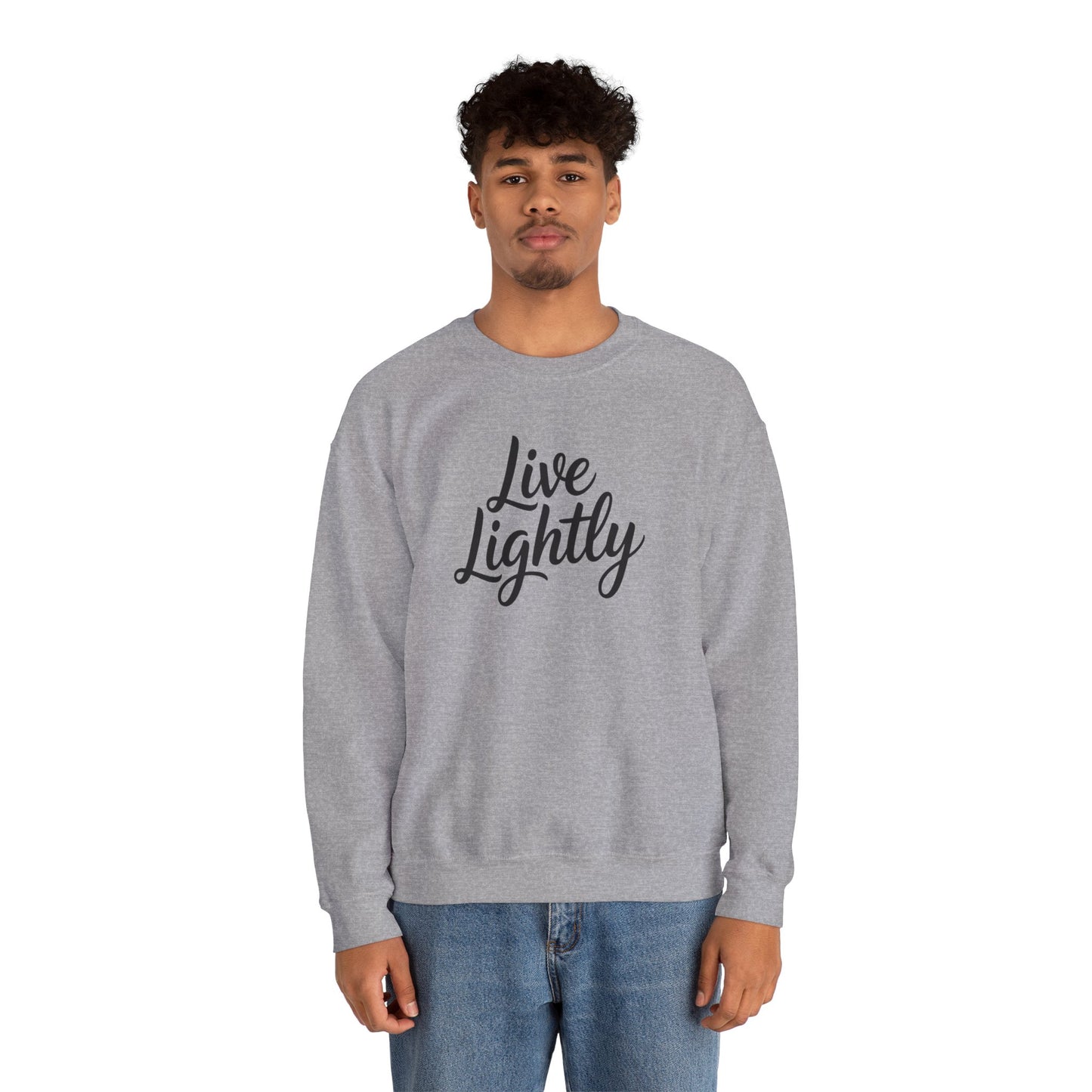 Live Lightly – Minimalist Comfort Sweatshirt