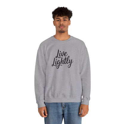 Live Lightly – Minimalist Comfort Sweatshirt