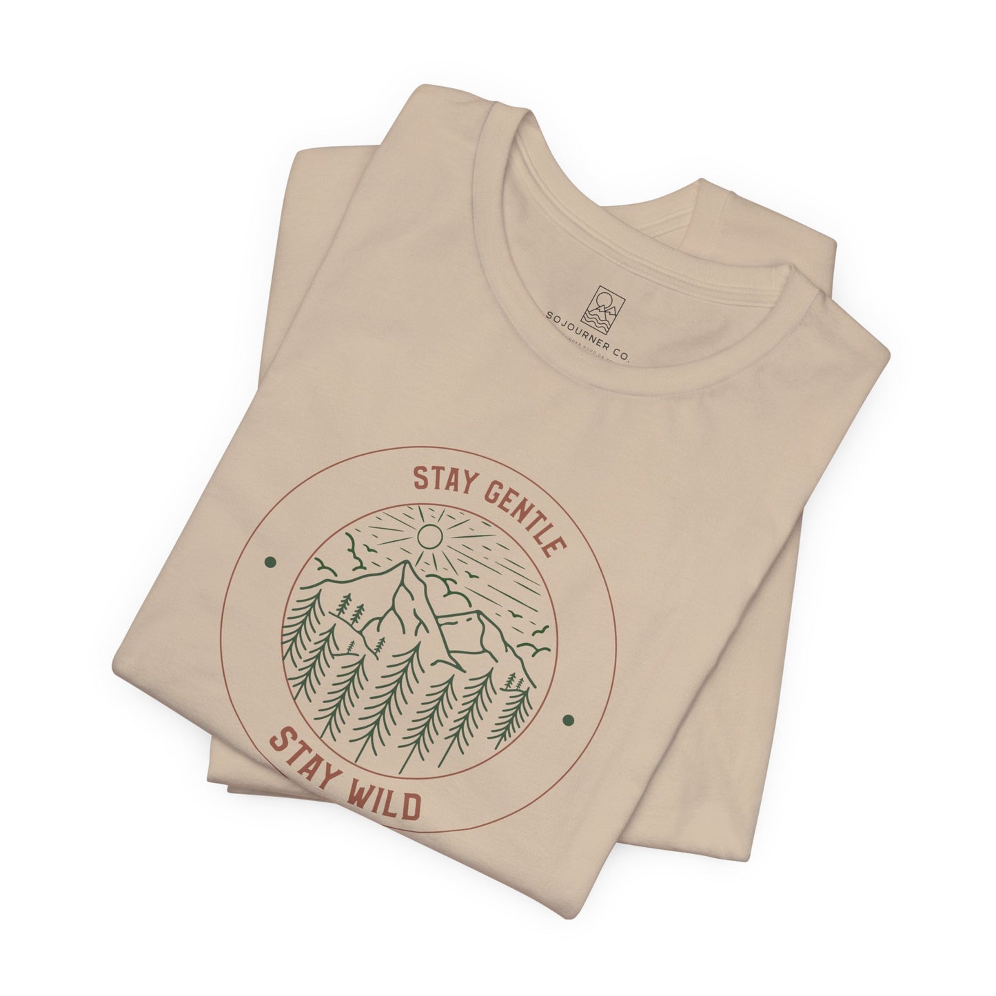 Stay Gentle, Stay Wild – Nature Circle Tee
