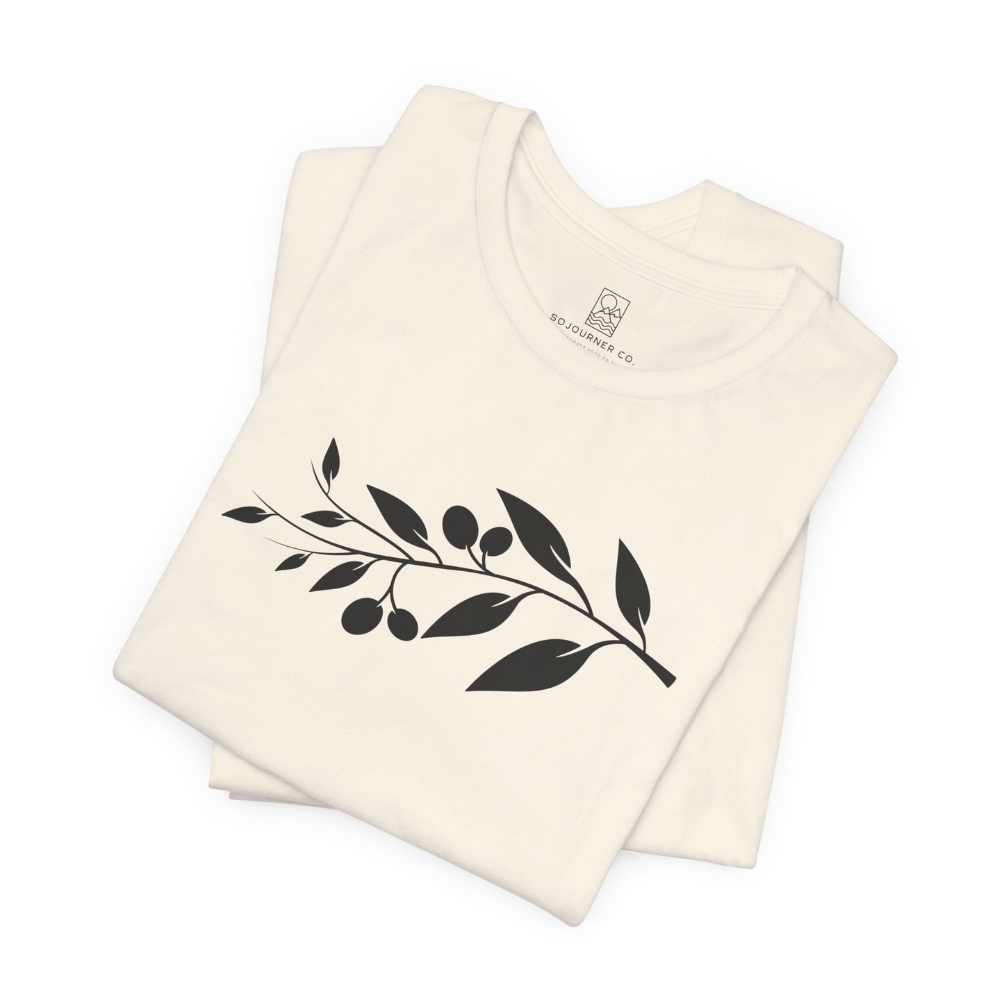 Olive Branch Minimalist Tee