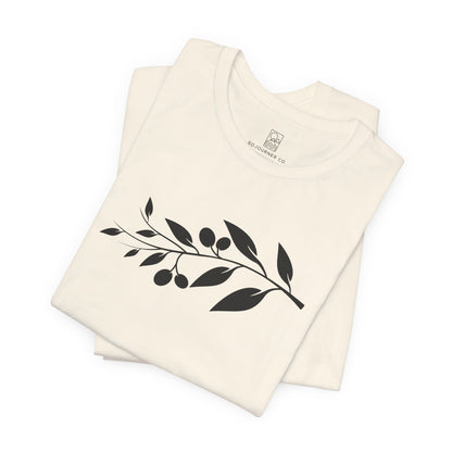 Olive Branch Minimalist Tee