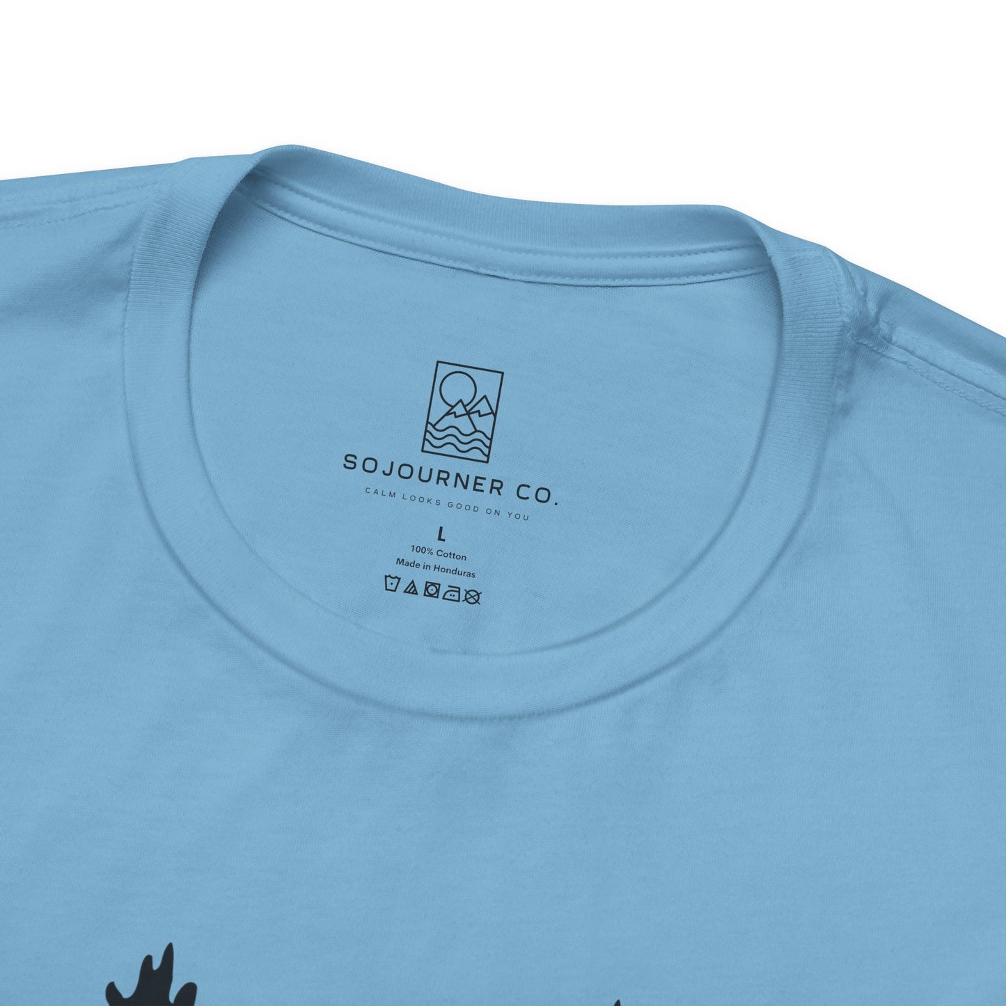 Winding Pines Tee – Bold Minimalist Forest Design