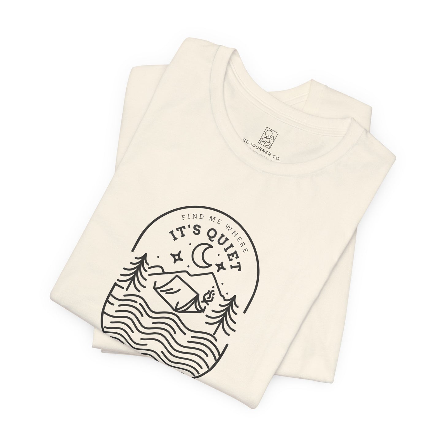 Find Me Where It’s Quiet Outline T-Shirt
