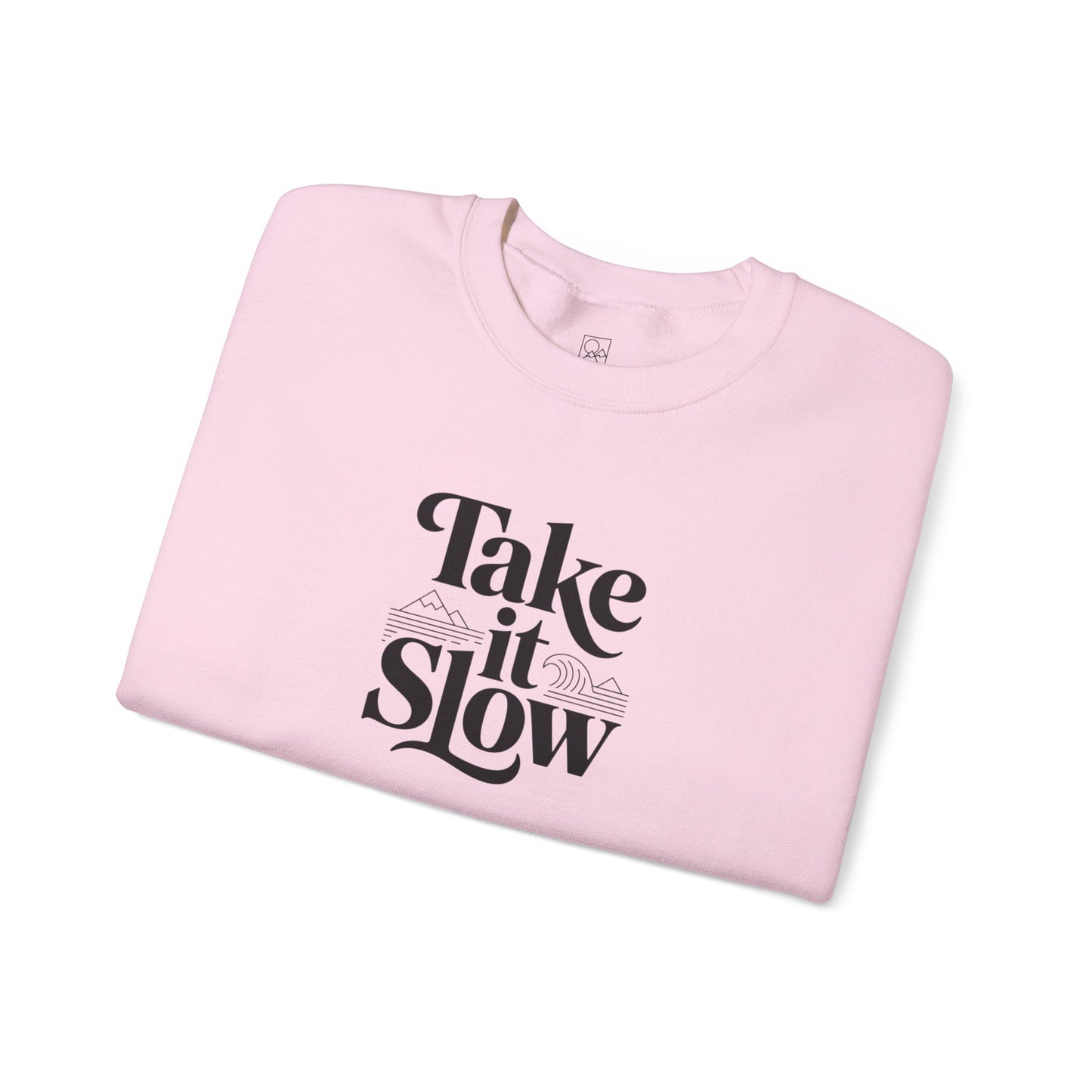 Take It Slow – Minimalist Cozy Sweatshirt