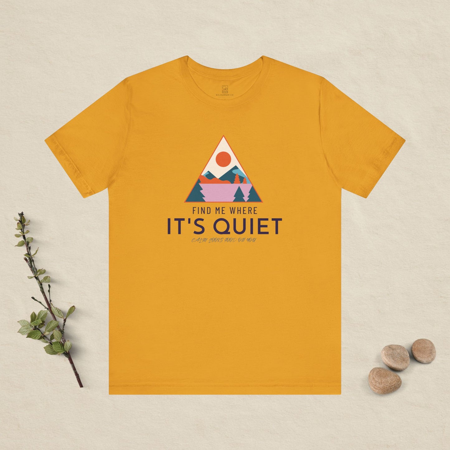 Find Me Where It’s Quiet – Triangle Sunset Tee