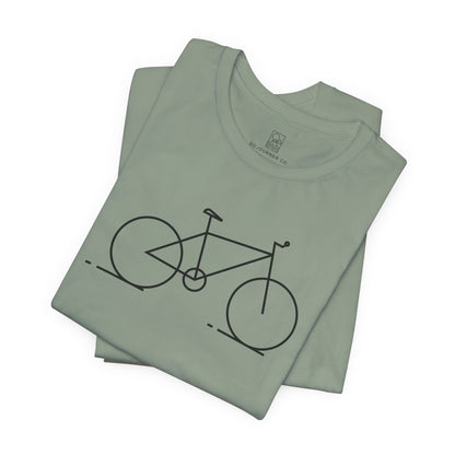 The Bike Tee – Minimalist Line Art Bicycle