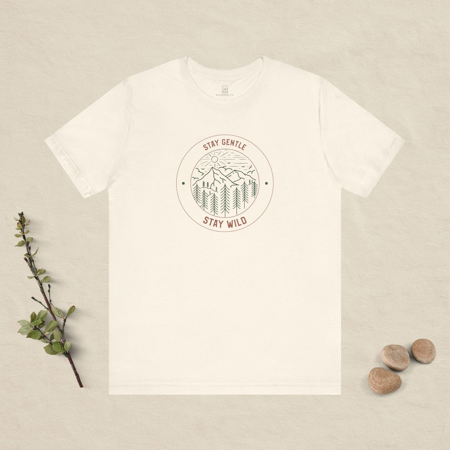 Stay Gentle, Stay Wild – Nature Circle Tee