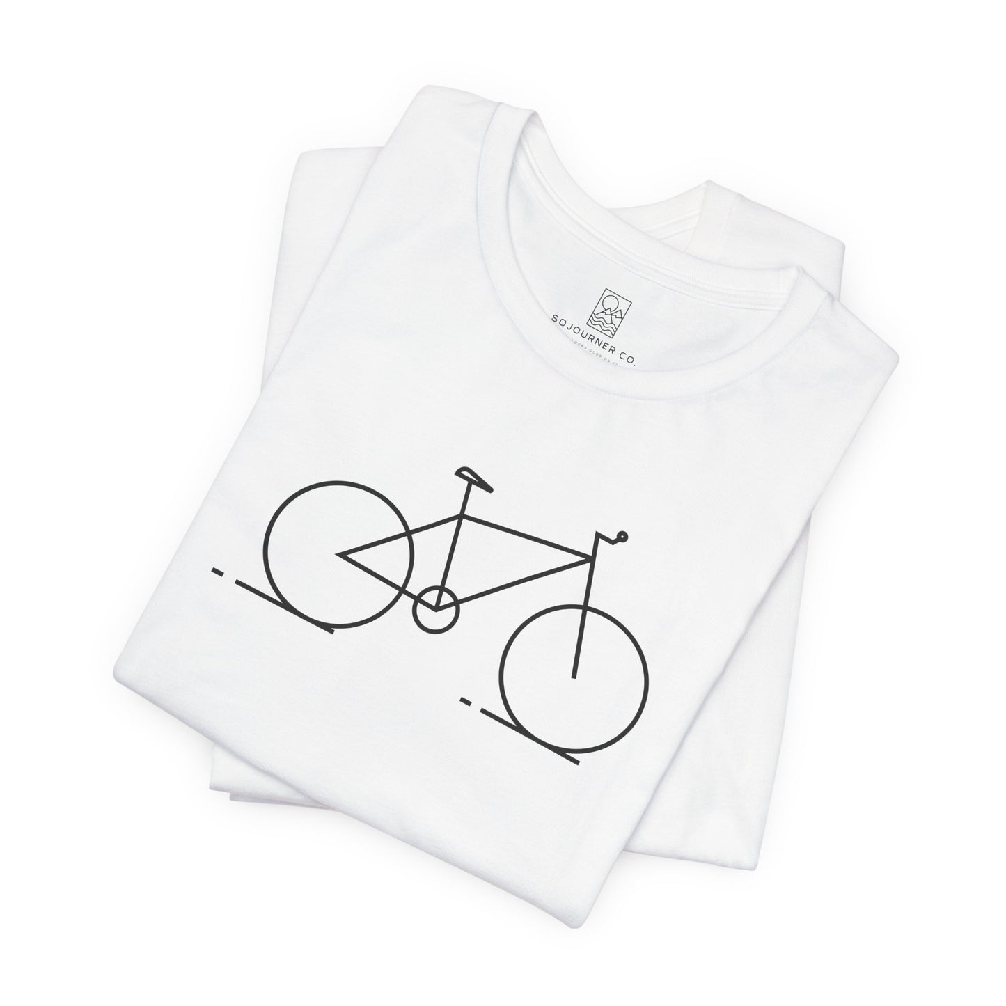The Bike Tee – Minimalist Line Art Bicycle