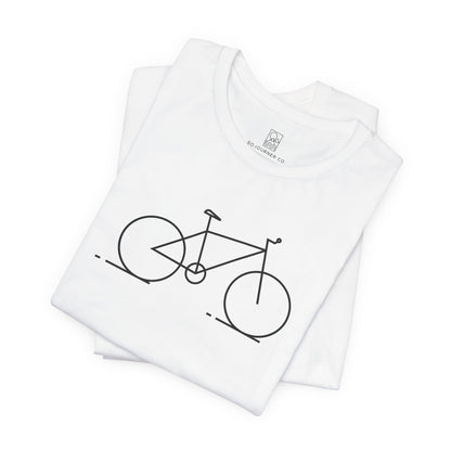 The Bike Tee – Minimalist Line Art Bicycle