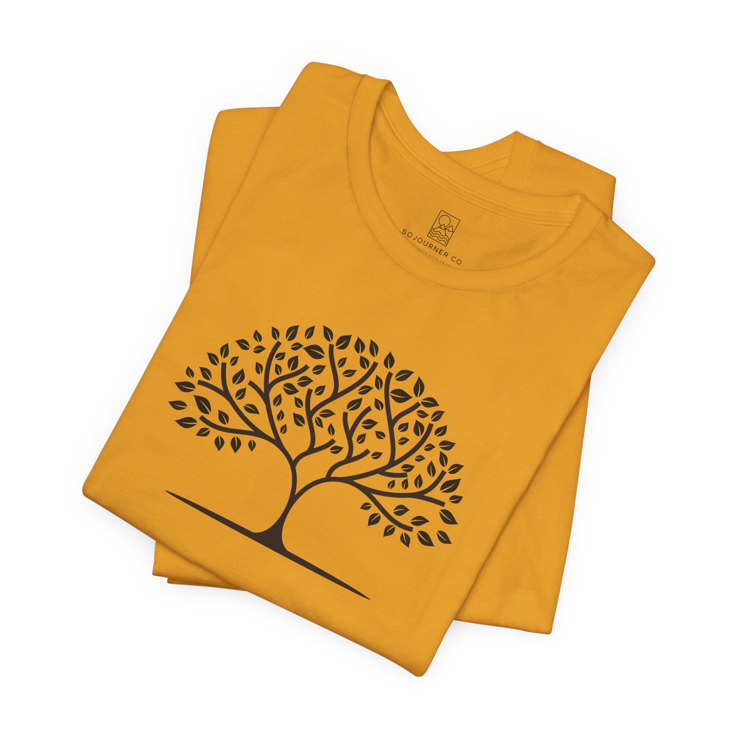 Tree of Calm Tee – Minimalist Nature Design