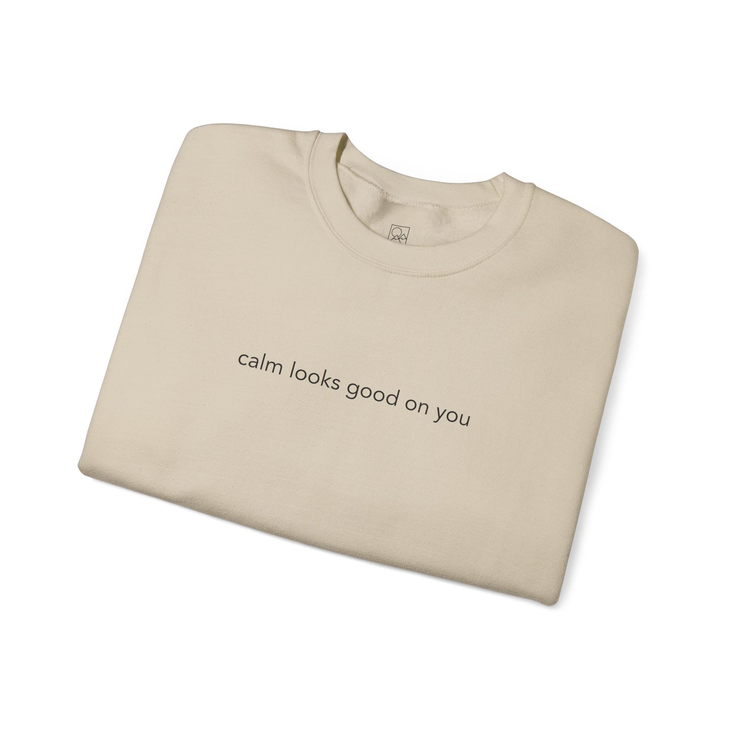 Calm Looks Good on You – Unisex Fleece Sweatshirt