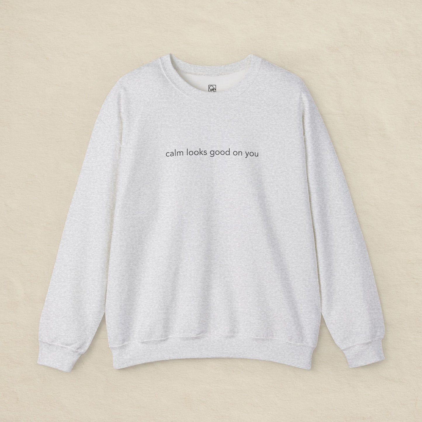 Calm Looks Good on You – Unisex Fleece Sweatshirt