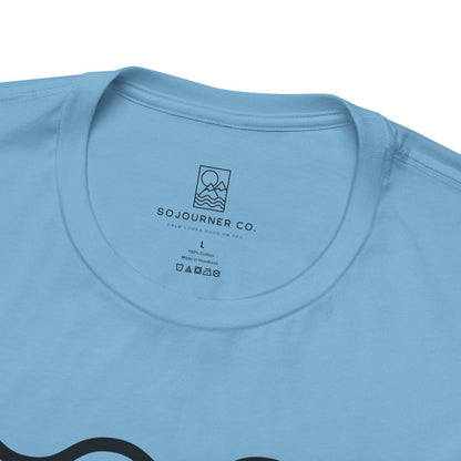 Minimalist Wavy Lines Tee – Unisex T-Shirt