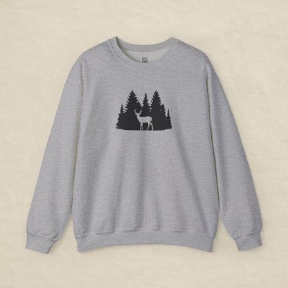 Deer in Pines Sweatshirt