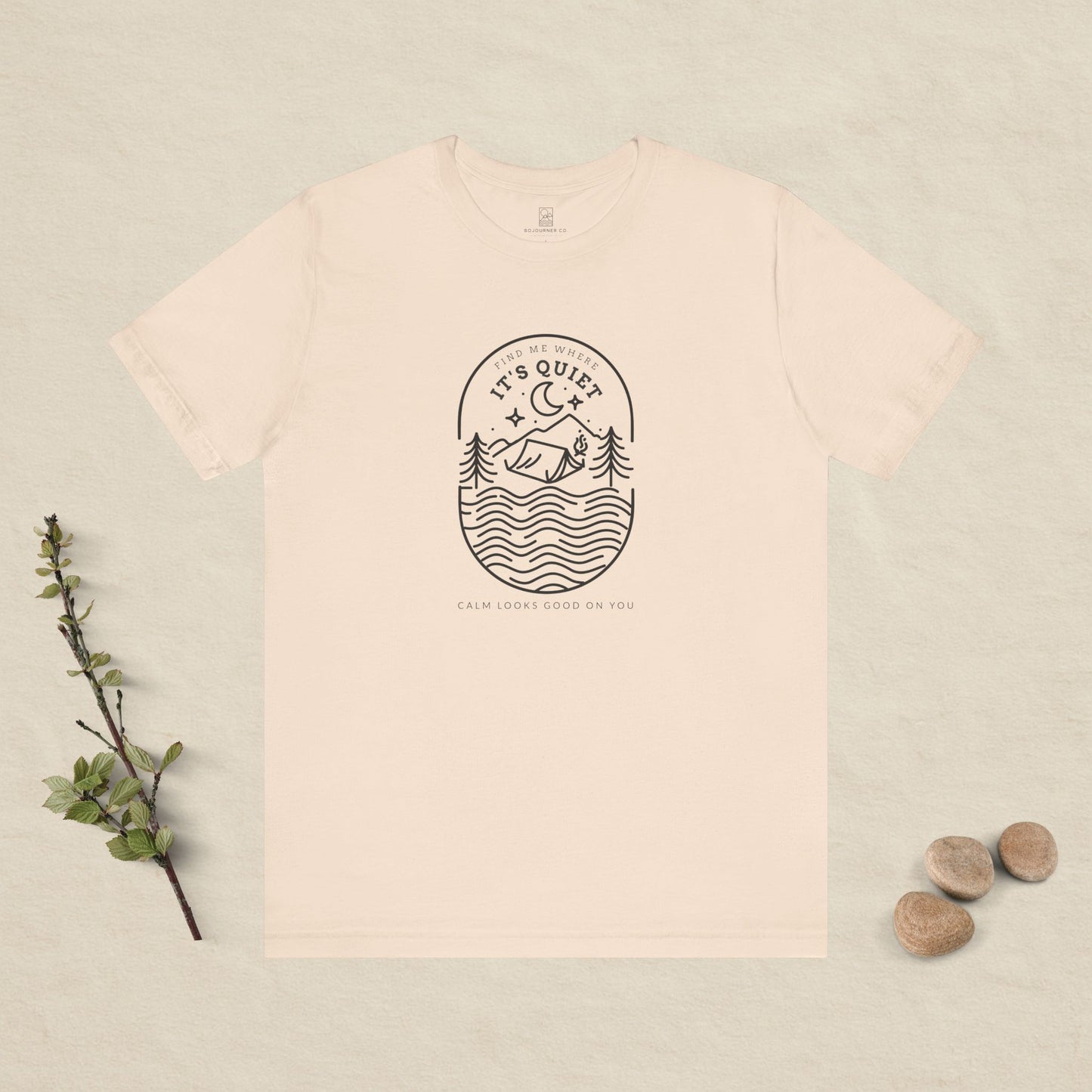 Find Me Where It’s Quiet Outline T-Shirt