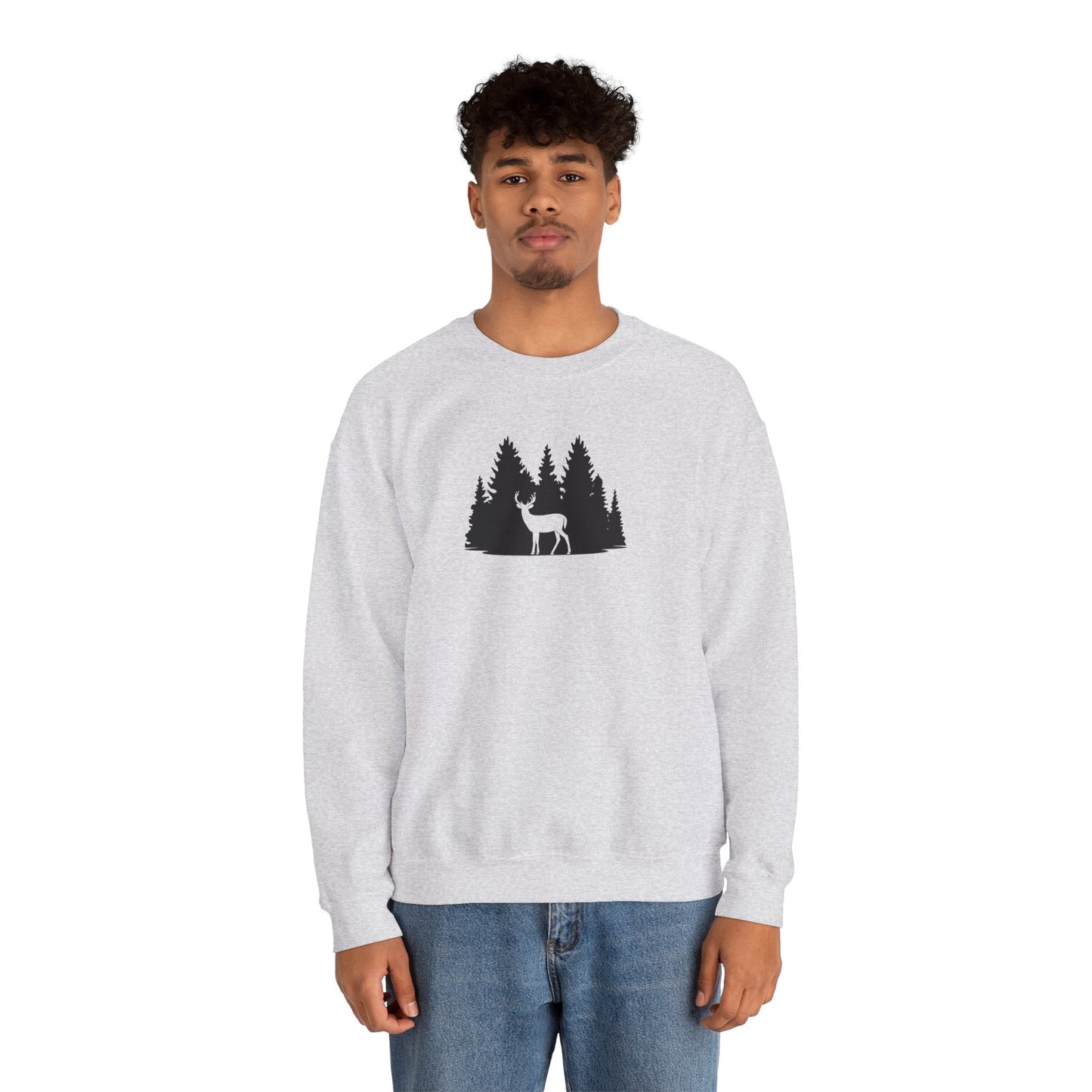 Deer in Pines Sweatshirt