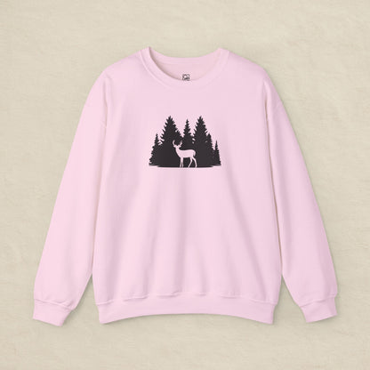 Deer in Pines Sweatshirt