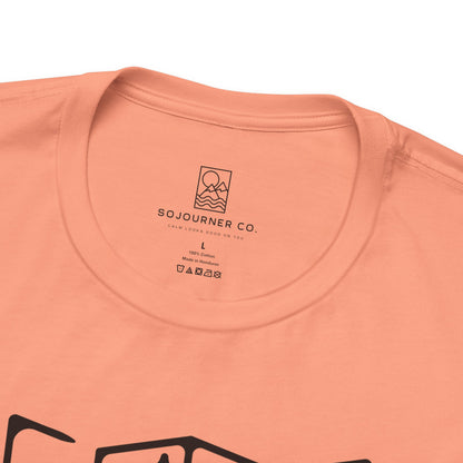 Adventure Map Tee – Minimalist Line Art for Explorers