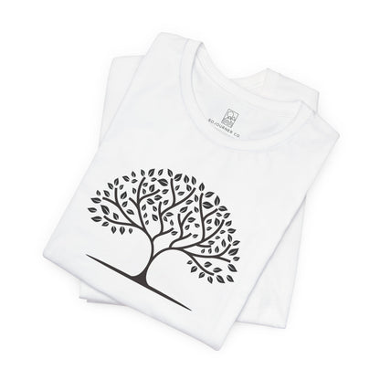 Tree of Calm Tee – Minimalist Nature Design