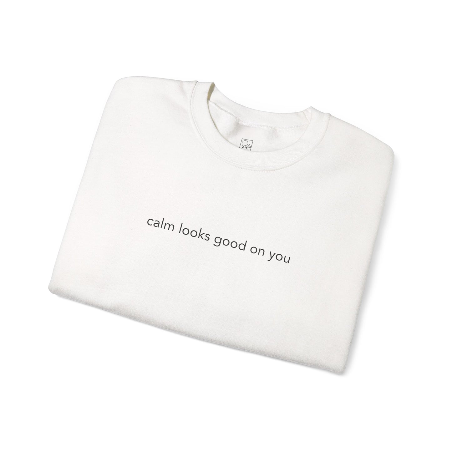 Calm Looks Good on You – Unisex Fleece Sweatshirt