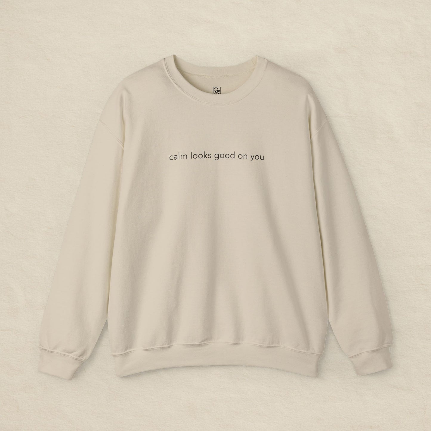Calm Looks Good on You – Unisex Fleece Sweatshirt