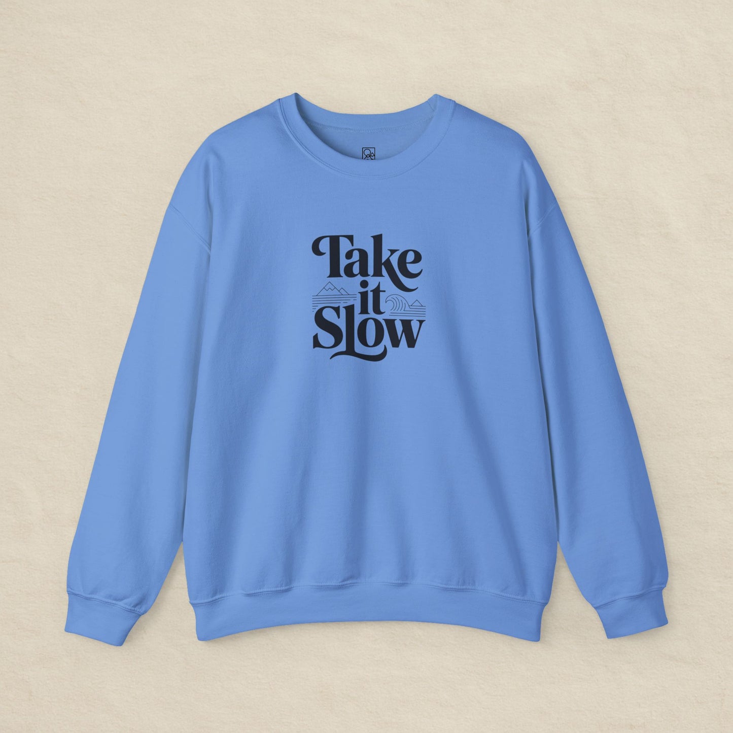 Take It Slow – Minimalist Cozy Sweatshirt