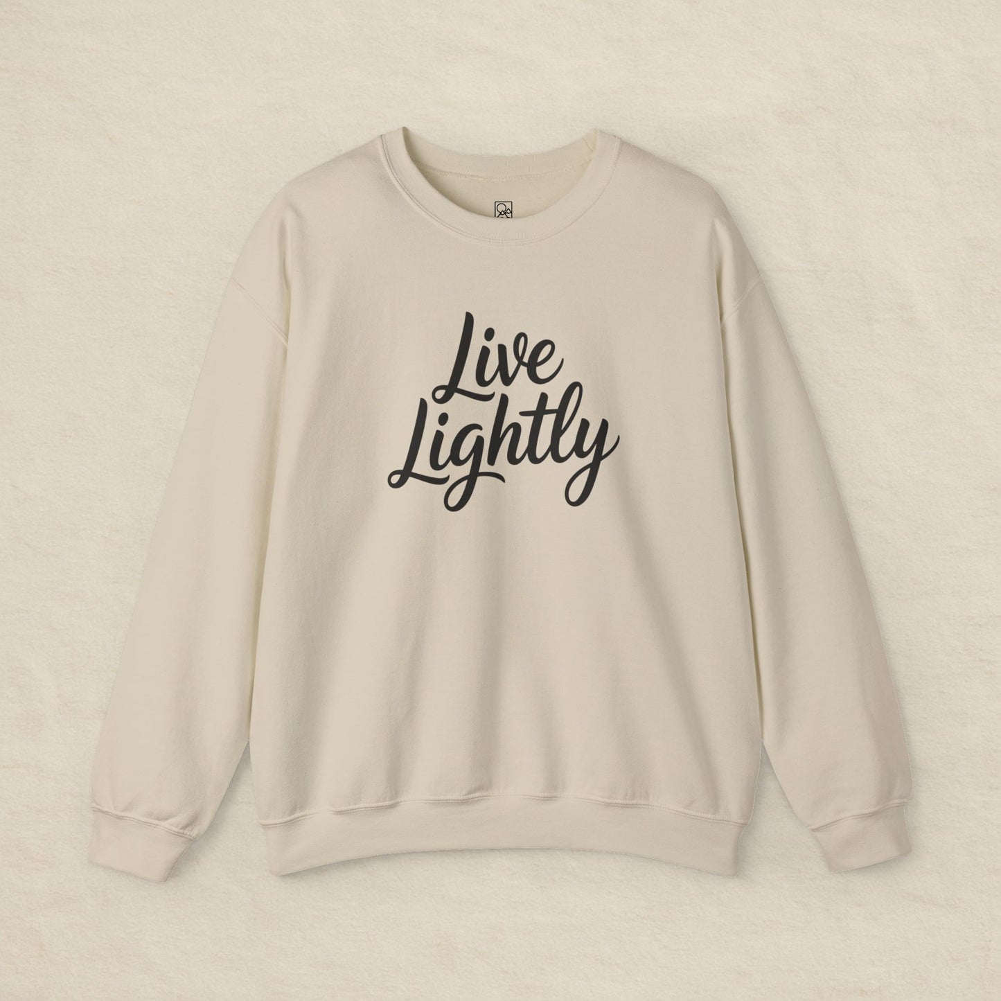 Live Lightly – Minimalist Comfort Sweatshirt