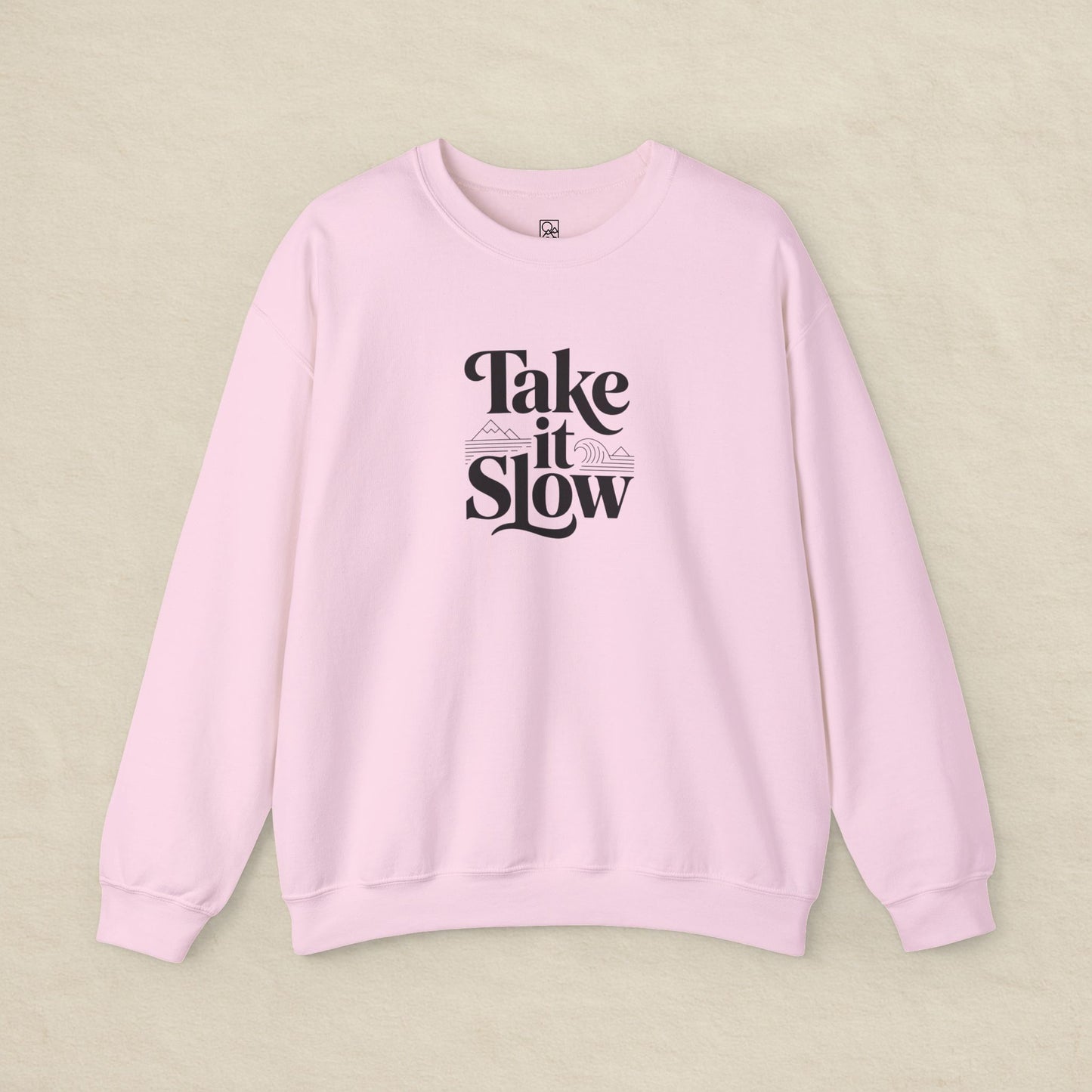 Take It Slow – Minimalist Cozy Sweatshirt