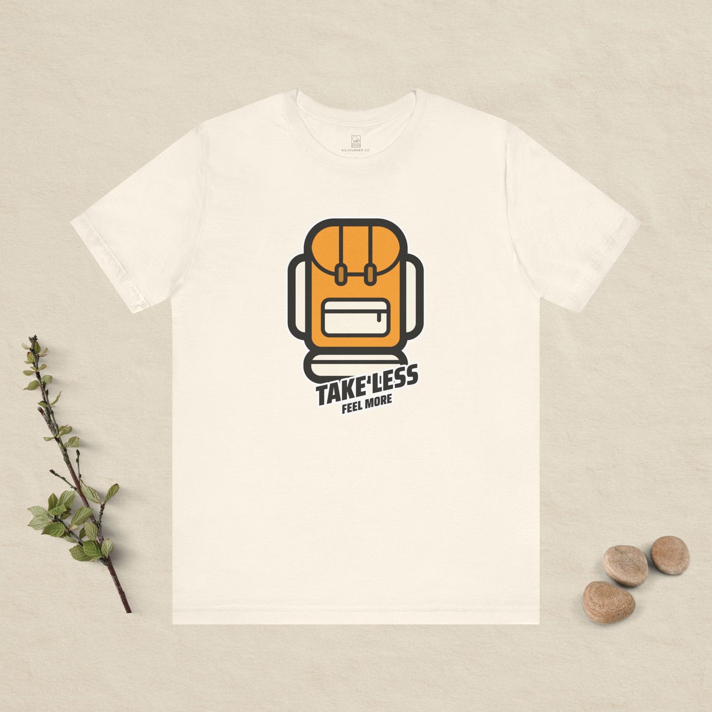 Take Less, Feel More – Backpack Adventure Tee