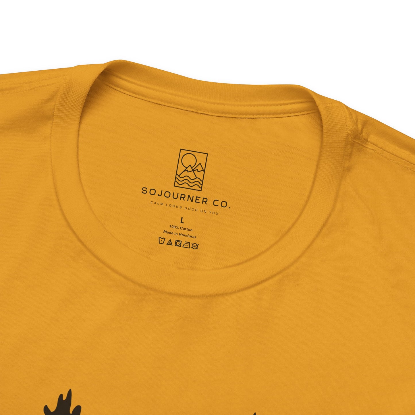 Winding Pines Tee – Bold Minimalist Forest Design