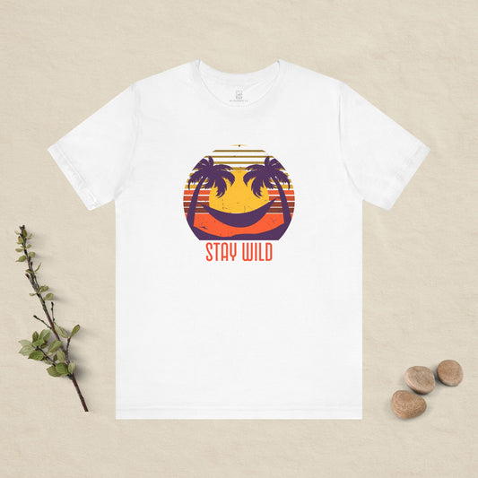 Stay Wild – Retro Sunset Hammock Tee
