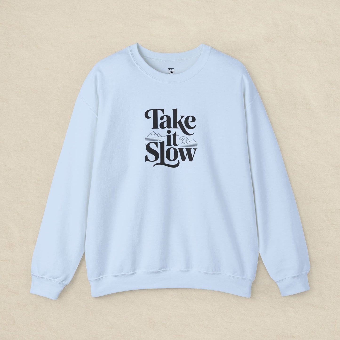 Take It Slow – Minimalist Cozy Sweatshirt