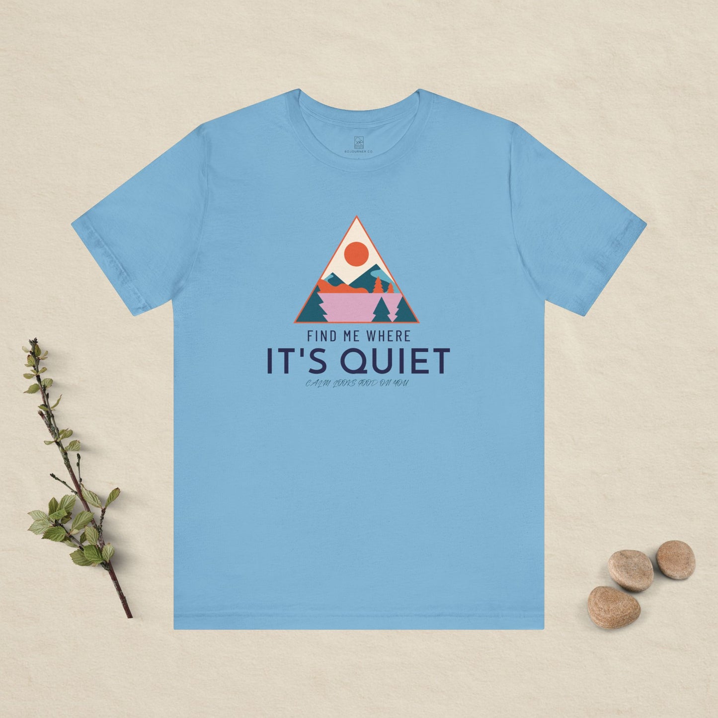 Find Me Where It’s Quiet – Triangle Sunset Tee
