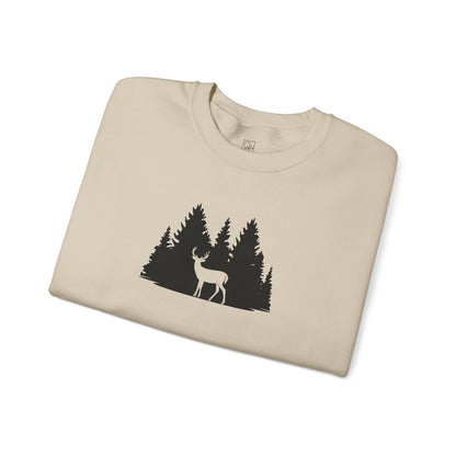Deer in Pines Sweatshirt