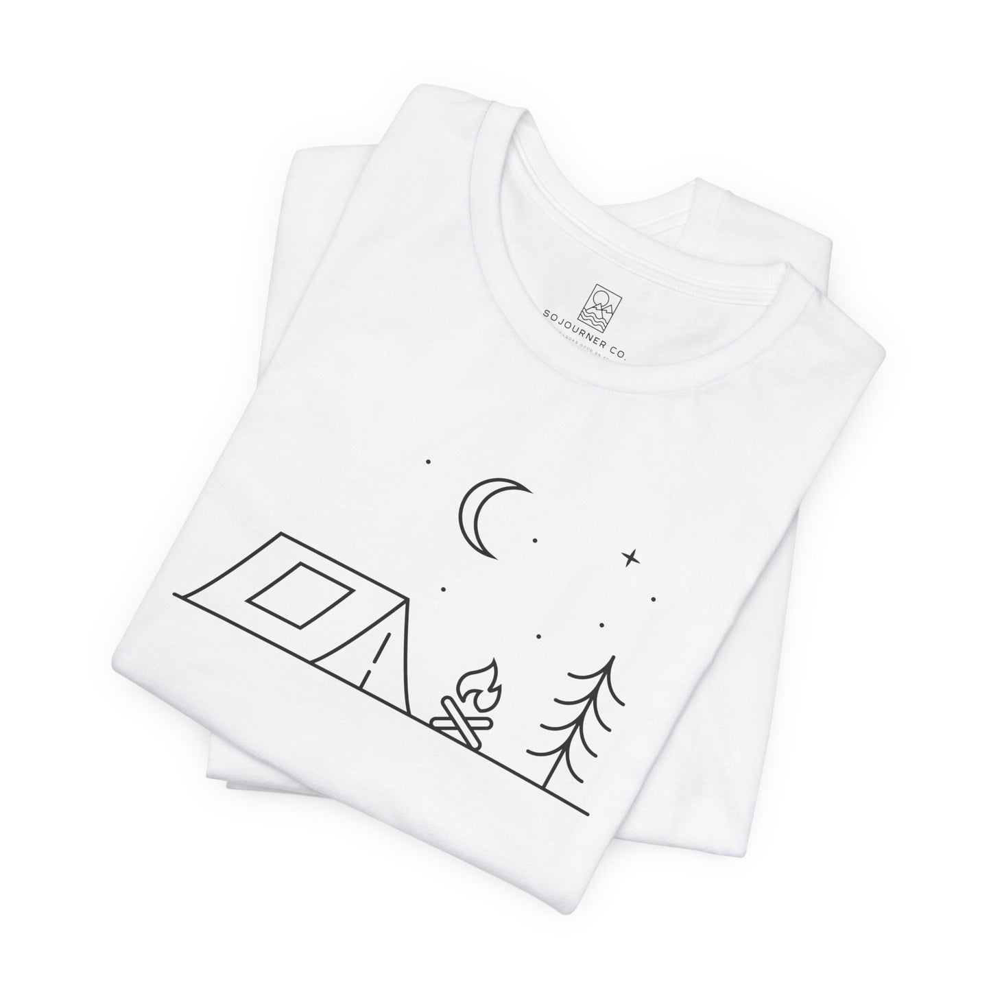 Under the Quiet Sky – Minimalist Camping Tee