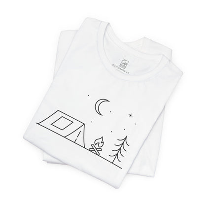 Under the Quiet Sky – Minimalist Camping Tee