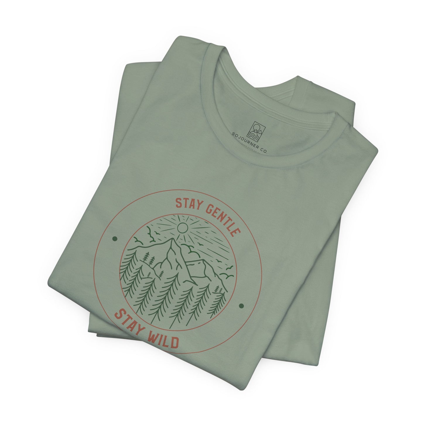 Stay Gentle, Stay Wild – Nature Circle Tee