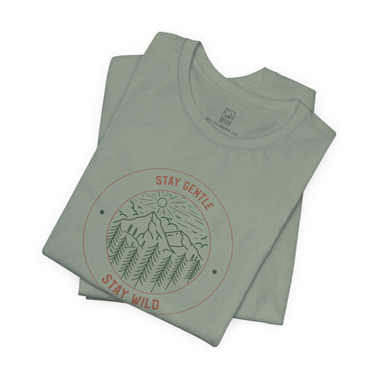 Stay Gentle, Stay Wild – Nature Circle Tee