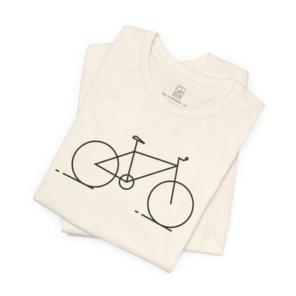 The Bike Tee – Minimalist Line Art Bicycle