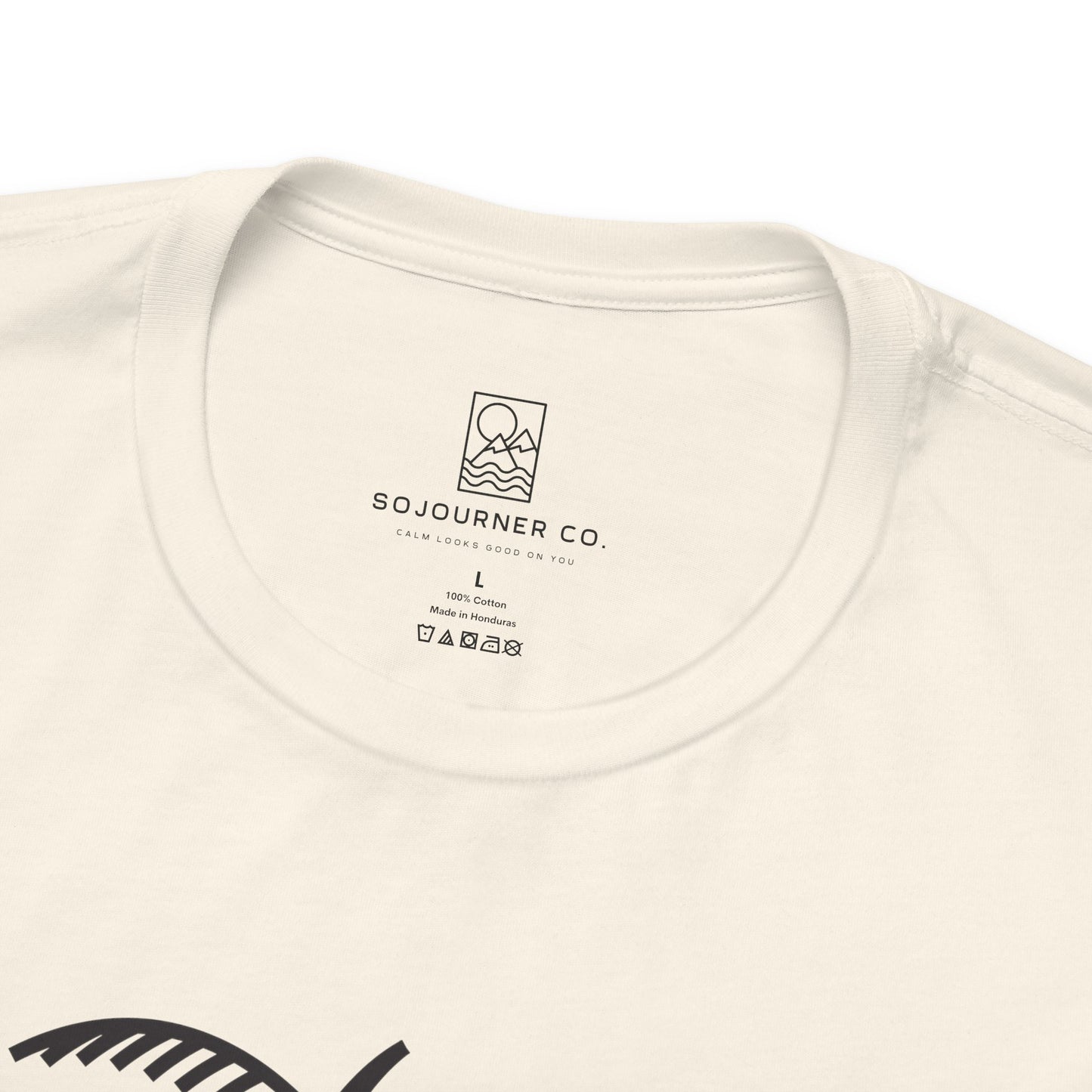 Palm & Hut Line Art T-Shirt