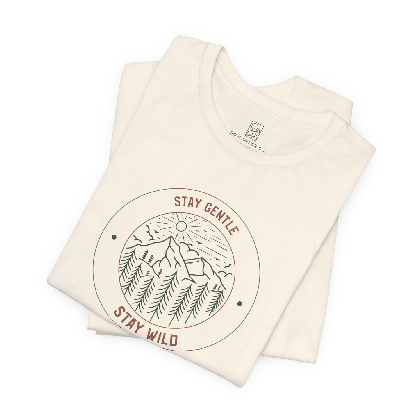Stay Gentle, Stay Wild – Nature Circle Tee
